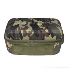 수납가방 케이스 하드 트렁크 리어백 자전거 전기, 카무플라주 하드케이스, 10L