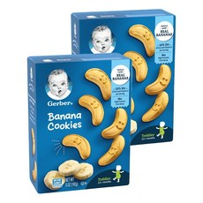 Gerber 그래듀에이트 쿠키 142g, 바나나 (Banana), 2개