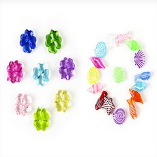 아크릴 비즈 15mm 비즈구매, 바다