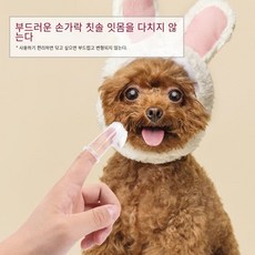 애완 동물 손가락 커프 칫솔 개 칫솔질 용품 고양이 테디 구취 고양이 치아 청소 개 타르타르 치약, 2투명한 칫솔, 바닐라 치약, 1개