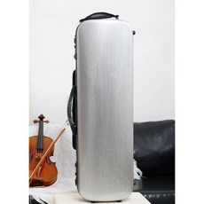 바이올린 가방 초경량 탄소 섬유 스트랩 수납 어깨끈, C. 4 스페이스 실버 실버헤어라인