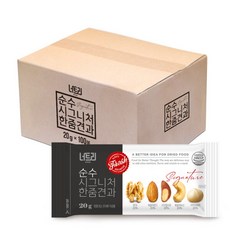 [너트리] 순수 하루 한줌견과 선물세트 100개입, 100개