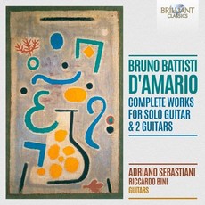 [CD] Adriano Sebastiani 다마리오: 기타 독주 및 두 대의 기타를 위한 작품 전곡 (D'Amario: Complete Works for G...