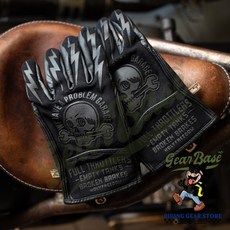 【Gear Base 吉兒基地】現貨 HolyFreedom Tools 骷髏 黑 皮革 透氣 騎士 重機 手套 義大利, 騎士手套,M-現貨