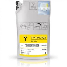 염료 승화 잉크 팩 1000ML T7411 T7414 T741X SureColor용 잉크 팩 F6000 F6070 F6200 F6270 F7000 F7200 F7270 F920, Yellow, 1개
