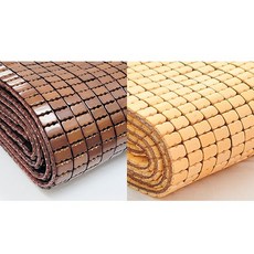 優家居 天然孟宗竹麻將涼蓆 單人/雙人/加大 拋光竹床墊 附收納袋 涼墊, 原色