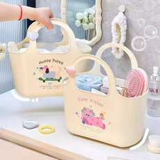 큐트 애니멀 물빠짐 목욕바구니, 고양이