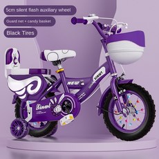 TULX 자전거 귀여운 12 14 여성 16 접이식 인치 바퀴가있는 20 남성과 보조 18, 12 inch, rple Widen wh l A