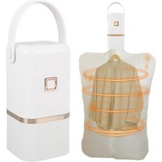 휴대용 의류 건조기 건조 봉투가 있는 의류용 퀵 드라이 미니 세탁 여행용 소형 전기 RV 가정 아파트, 휴대용 의류 건조기, 건조 봉투가 있는 의류용 퀵 드라