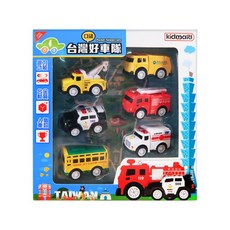 MVE小舖 台灣好車隊-口袋台灣車隊(6入) 迴力車 迷你車 台灣特色車輛, 6個, 口袋台灣車隊(6入), Multicolor