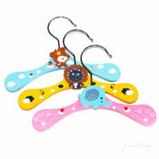 서락 동물케릭터 원목 애견옷걸이 소 캐릭터