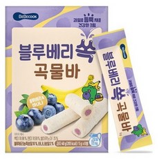 베베쿡 딸기 쏙 곡물바 8p, 블루베리맛, 40g, 7개