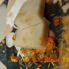 수제비누 월계수 다프네 200g 비누, 금잔화 수제 비누 천연 냉간 공정 비누 딥 클렌징 세안