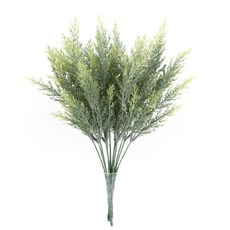 녹색 연한 소나무가지 조화 35cm, 두개입*1봉