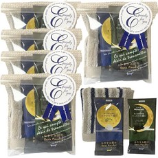 작은 선물 입욕제 2봉지 손수건 1장 세트 Especially for you 스티커 포함 미니선물 선물 뿌리기 선물 퇴직 이동 이사 감사 인사, 1개, 1g