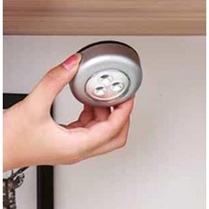 LED 3구 무선 터치 무드등 무선무드등 원터치조명 LED라이트, LED터치램프