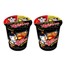 삼양 불닭볶음면 컵, 2개