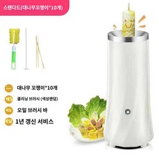 에그바 핫바 메이커 소시지 계란 꼬치 기계, 심플 화이트 베이직