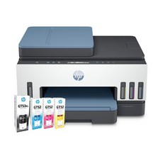 HP 惠普 Smart Tank 755 三合一多功能自動雙面無線連供印表機【升級3年保】【加購1黑3彩墨水再升級保固】, 【升3年保優惠】755+1黑3彩原廠墨水