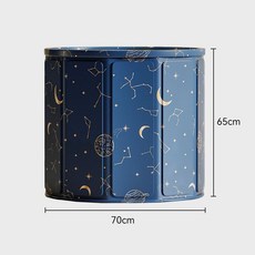 成人摺疊浴桶 加大加厚 嬰兒泡澡游泳浴盆 70x65cm, 1個