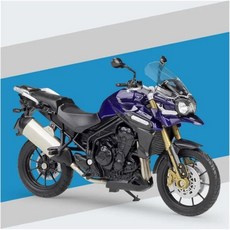 11445401 다이캐스트 수집품 모델 미니어처 바이크 1 18 트라이엄프용 타이거 익스플로러 합금 컬렉션