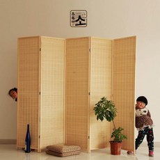 원목 파티션 간살 사무실 칸막이 이동식 실용적인 가림막, 1.8m 50cm