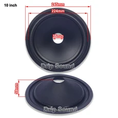 3인치/4인치/5 인치/6.5인치/8인치/10인치/12인치 인치 스피커 콘 종이 분지 우퍼 드럼 고무 가장자리 트럼, 01 1 piece, 01 1 piece, 04 245mm(9.65in)