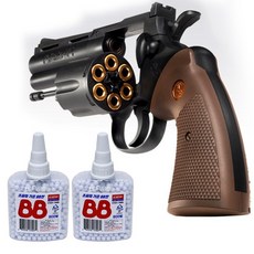 리볼버 콜트 파이슨 357 매그넘 6인치 + 비비탄 1600발 비비탄총 권총