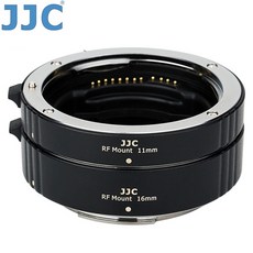 JJC佳能Canon自動對焦11mm 16mm近攝環AET-CRFII近攝接寫環適EOS-R相機RF鏡頭微距轉接