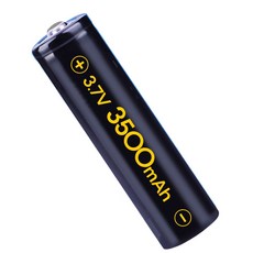 18650 리튬배터리 충전지 3500mAh 충전건전지 충전배터리 충전밧대리 피티타임, 1개입, 2개