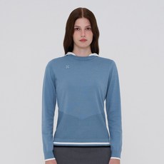 [JDX] 여성 골조직 후드 풀오버 스웨터(X1SPU7333TG)