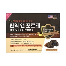 마더스팜 면역 앤 포르테 120정 4개월분 상황버섯추출물 베타글루칸 프로폴리스추출물, 1개