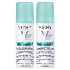 VICHY 프랑스 정품 비쉬 48시간 안티 트레이스 데오도란트 스프레이 125ml 2개세트, 2개