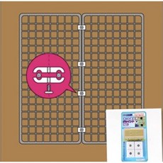 日本KM連接扣 網片連接扣 固定扣 DIY整理網扣 一包4個裝