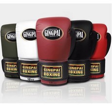 GINGPAI 拳擊手套 透氣舒適 耐用防護 多色可選 專業訓練拳套, 酒紅色, 1套