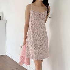 [SML] 여리핏 민소매 원피스 미니원피스 플라워원피스 데일리 휴양지 바캉스 여행룩 데이트룩
