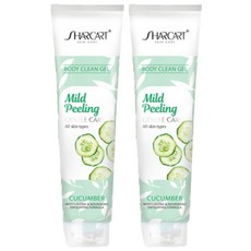 샤카트 페이스 바디 각질 제거 필링젤 오이향, 310ml, 2개