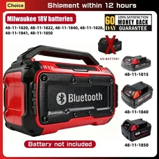 2026 마키타 오리지널 스피커 블루투스 무선 서브우퍼 밀워키/디월트용 스테레오 서라운드, 01 for Milwaukee