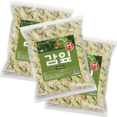 국산 깨끗이 말린 감잎 WB, 3개, 1개입, 250g