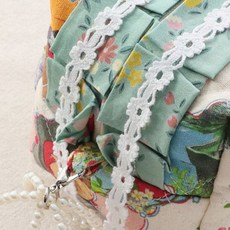 소잉홀릭 [180cm] 포인트 플라워 토션레이스(화이트) (75-591), 화이트, 1개