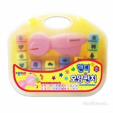 로랑마켓 모양 펀치 26개입 타공기 펀칭기 아동미술만들기