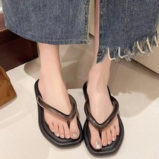 투니스 여성 심플 플랫 쪼리 슬리퍼 2cm