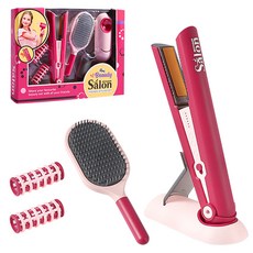 雪倫小舖 髮型設計師玩具 美髮玩具組 仿真吹風機 家家酒玩具 剪頭髮玩具組 美髮沙龍玩具, 直髮組-4件組, 1個