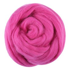 100g(3.5온스) 울 로빙 섬유 로빙 탑 펠팅 용품 청키 실 니들 펠팅용 스피닝 습식 DIY 핸드 (라이트 블루), 바이올렛, 1개