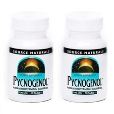SOURCE NATURALS 碧容健萃取錠 100mg, 60顆, 2罐