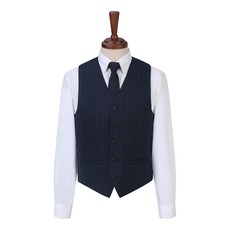 파렌하이트 스트라이프 플란넬라 수트 베스트 FJVAX1371 H