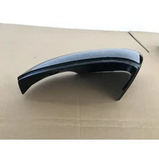 호환 폭스바겐 POLO MK5 6R 2009-2017 해치백 캡용 흰색 왼쪽/오른쪽 윙 미러 커버 도어 하우징 교체, 04 Left side  Black