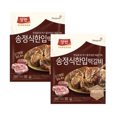 1+1 동원 양반 송정식 한입떡갈비 500g x 총 2개