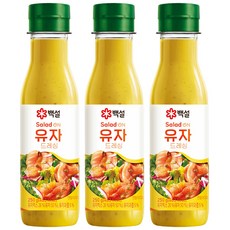 CJ 유자샐러드소스 250g, 3개