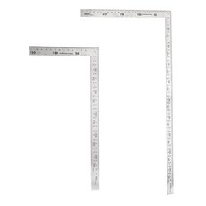 1 조각 150x300mm250x500mm 목공사무실용 90도 스테인레스 스틸 직각 눈금자, 1개